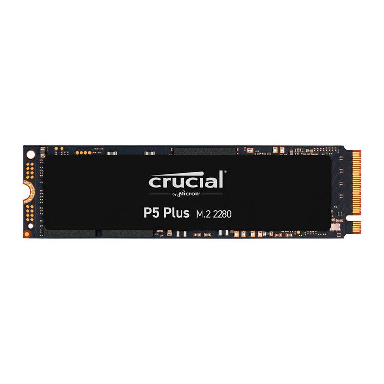 SSD Crucial P5 Plus, 500GB, M.2 2280, PCIe NVMe, Leitura 6600MB/s, Gravacao 4000MB/s, CT500P5PSSD8