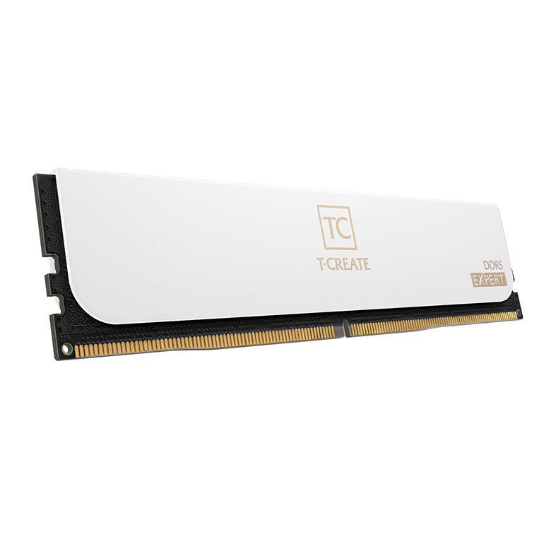 Memoria Team Group T-Create Expert, 32GB (2x16GB), DDR5, 7200MHz, C34, Branco, CTCWD532G7200HC34ADC01