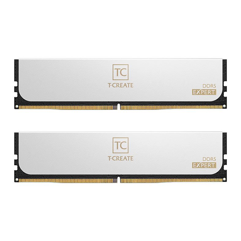 Memoria Team Group T-Create Expert, 32GB (2x16GB), DDR5, 7200MHz, C34, Branco, CTCWD532G7200HC34ADC01