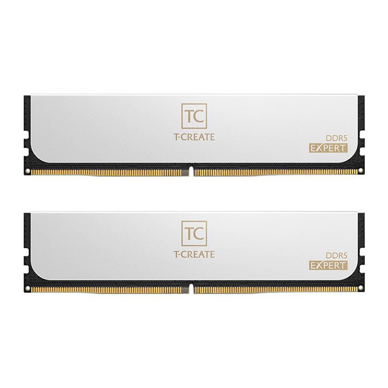 Memoria Team Group T-Create Expert, 64GB (2x32GB), DDR5, 6000MHz, C38, Branco, CTCWD564G6000HC38JDC01