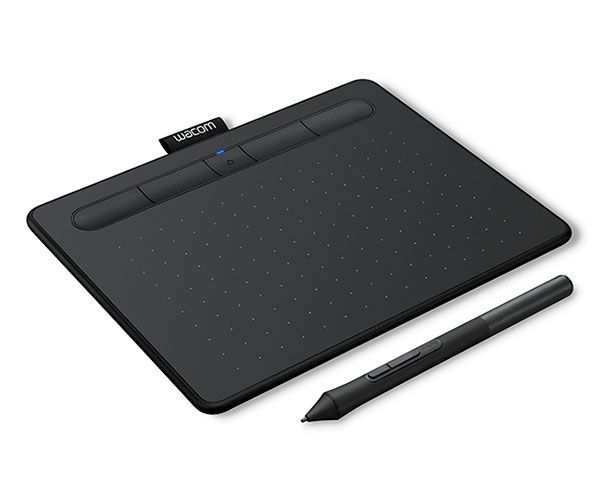 Mesa Digitalizadora Wacom Intuos Bluetooth 2540LPI Niveis De Pressao 4096 Preta CTL4100WLK0