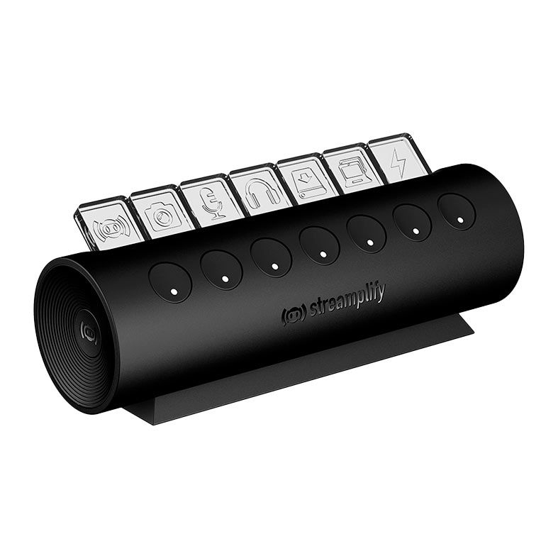 Hub Streamplify CTRL 7, RGB, 7 Portas 3.0, Preto, CTRL7-RGB-EU-F-BK