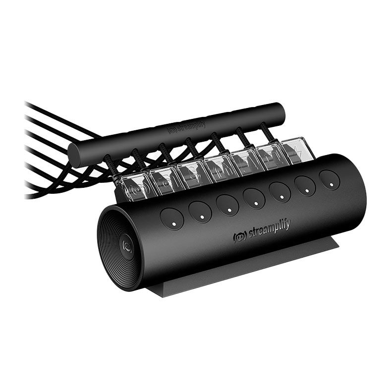 Hub Streamplify CTRL 7, RGB, 7 Portas 3.0, Preto, CTRL7-RGB-EU-F-BK