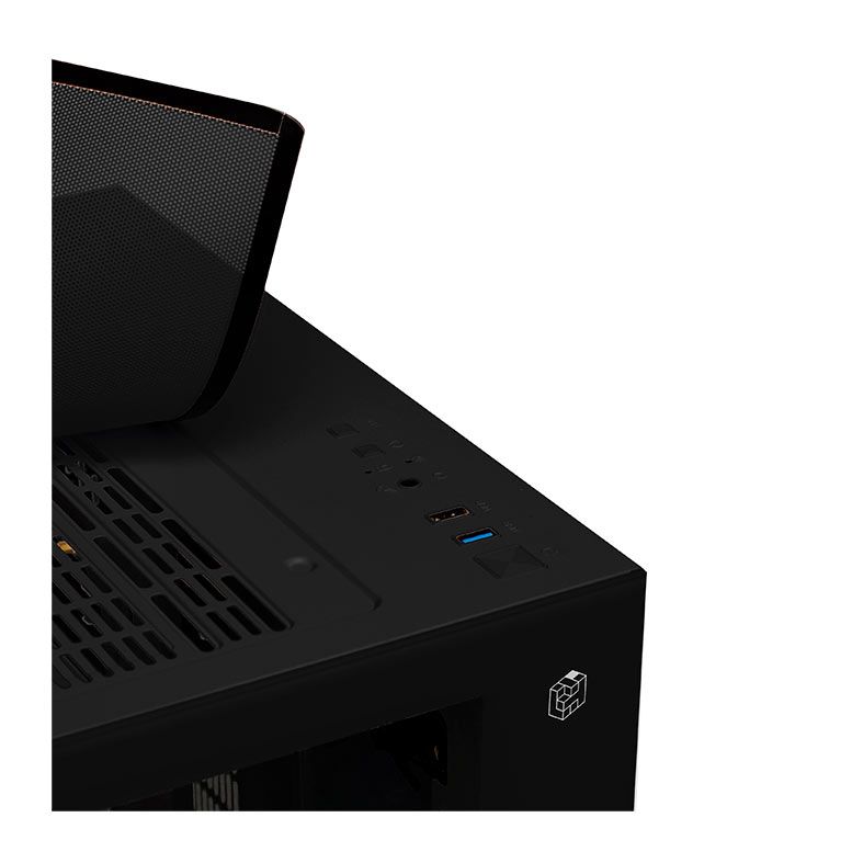 Gabinete Gamer Liketec Cube MadRock Dark, Mid-Tower, Lateral De Vidro, Preto, LC-CB3X2-MADROCK-2075