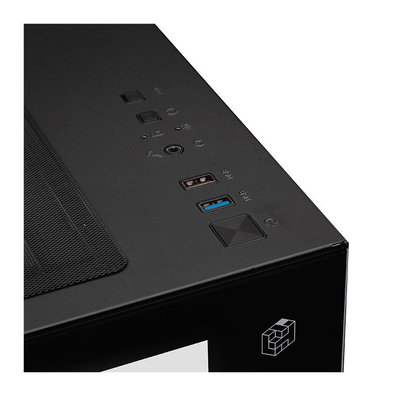 Gabinete Gamer Liketec Cube MadRock Dark, Mid-Tower, Lateral De Vidro, Preto, LC-CB3X2-MADROCK-2075
