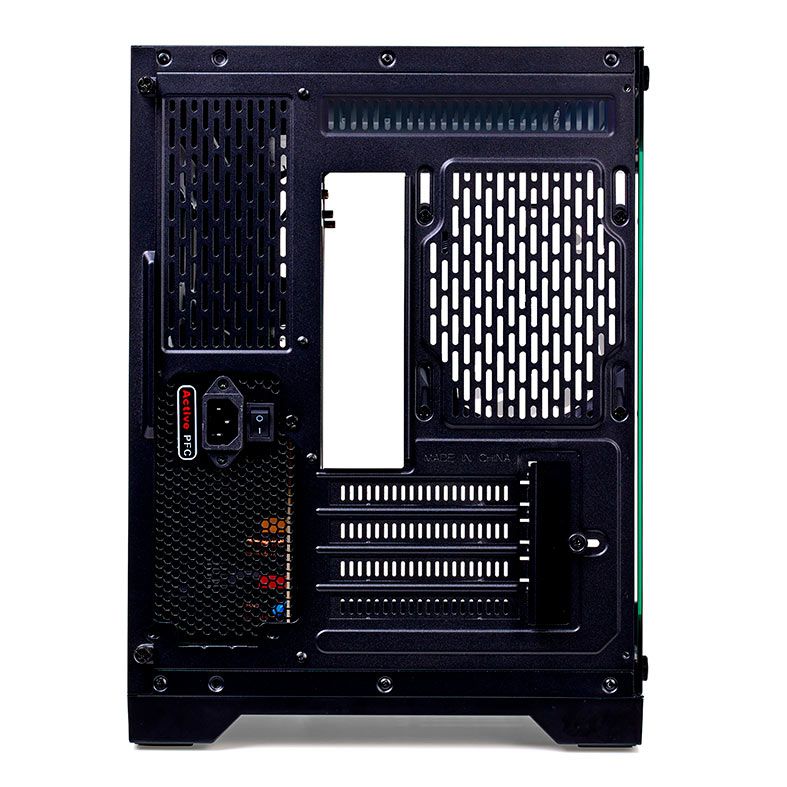 Gabinete Gamer Liketec Cube MadRock Dark, Mid-Tower, Lateral De Vidro, Preto, LC-CB3X2-MADROCK-2075