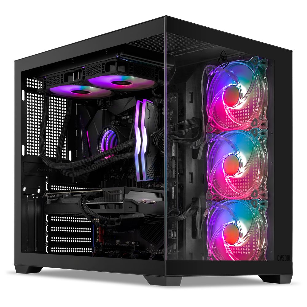 PC Gamer Pichau Fuzhu VIII, Intel i7-12700F, Radeon RX 9060 XT 8GB, 32GB DDR5, SSD M.2 1TB