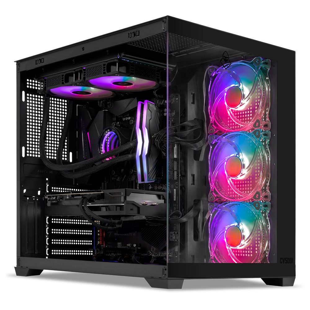PC Gamer Pichau Fuzhu VIII, Intel i7-12700F, Radeon RX 9060 XT 8GB, 32GB DDR5, SSD M.2 1TB