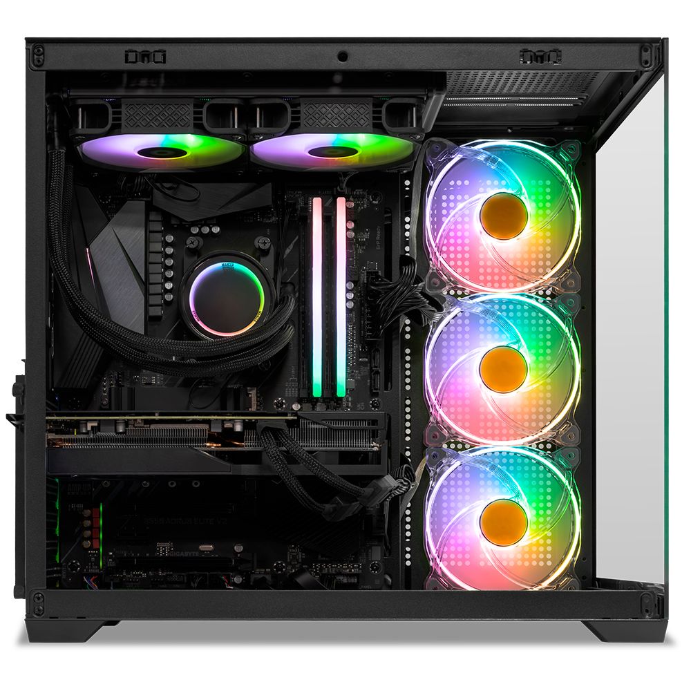 PC Gamer Pichau Fuzhu VIII, Intel i7-12700F, Radeon RX 9060 XT 8GB, 32GB DDR5, SSD M.2 1TB