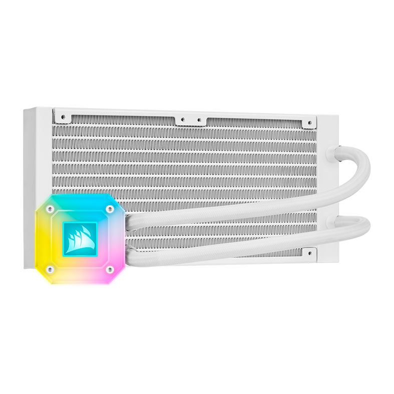 Water Cooler Corsair iCUE H100i Elite Capellix, RGB, 240mm, Branco, CW-9060050-WW