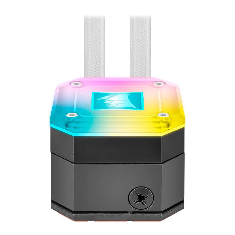 Water Cooler Corsair iCUE H100i Elite Capellix, RGB, 240mm, Branco, CW-9060050-WW