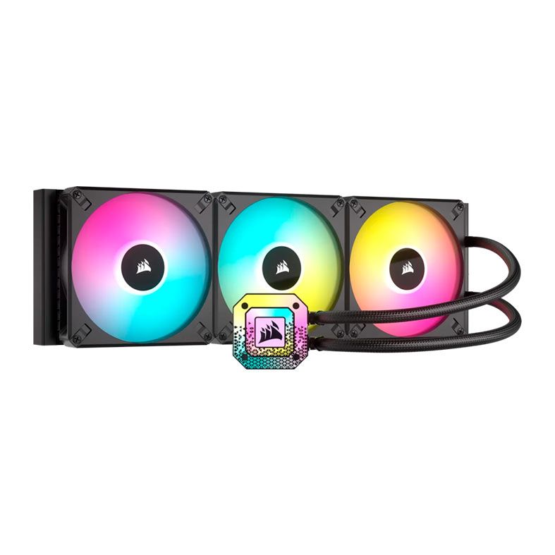 Water Cooler Corsair Icue H170i Elite Capellix XT, RGB, 420mm, Preto, CW-9060071-WW