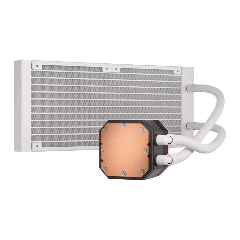 Water Cooler Corsair Icue H100i Elite Capellix XT, RGB, 240mm, Branco, CW-9060072-WW