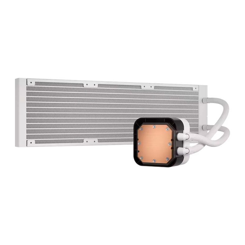 Water Cooler Corsair Icue H150i Elite LCD XT, RGB, 360mm, Branco, CW-9060077-WW