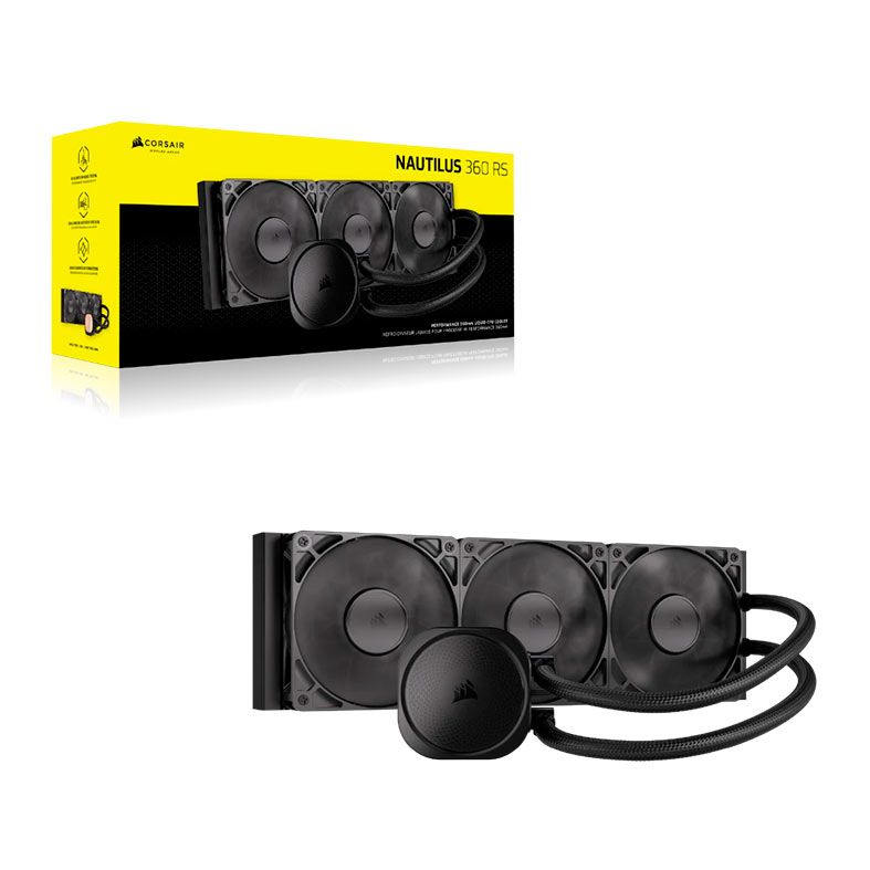 Water Cooler Corsair Nautilus 360 RS, 360mm, Preto, CW-9060089-WW