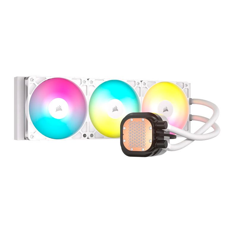 Water Cooler Corsair Nautilus 360 RS, ARGB, 360mm, Branco, CW