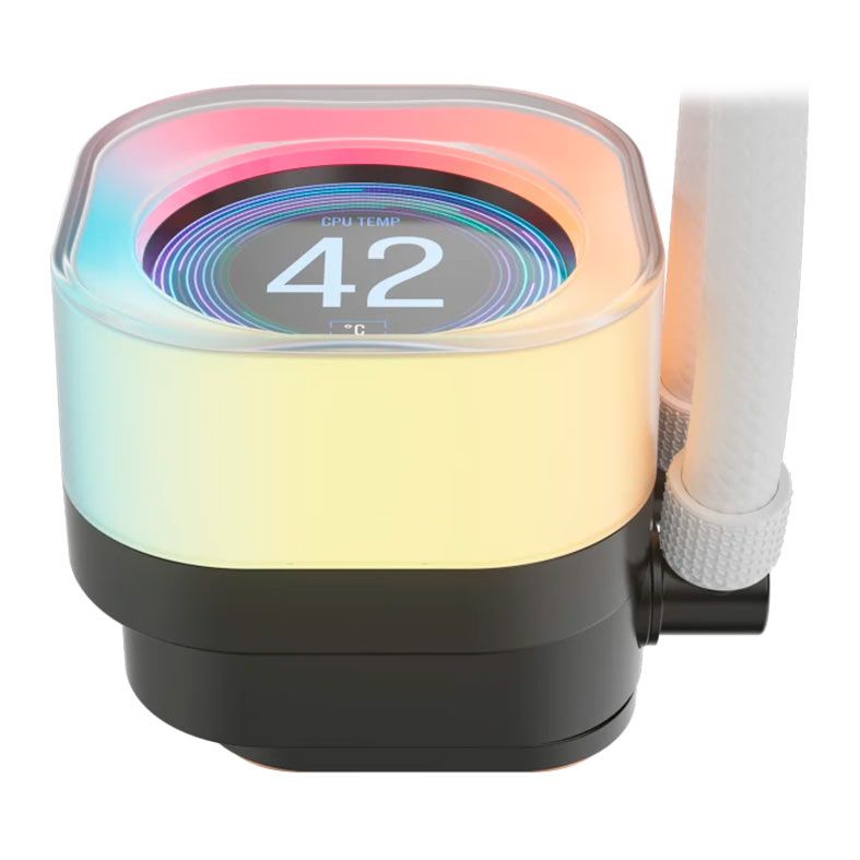Water Cooler Corsair Icue Link Titan 240 RX, RGB, 240mm, Branco, CW-9061025-WW