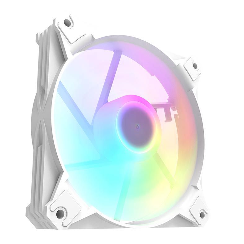 Kit Ventoinhas Aigo Darkflash CX6, RGB, 5x120mm, Branco, CX6-5IN1-WH
