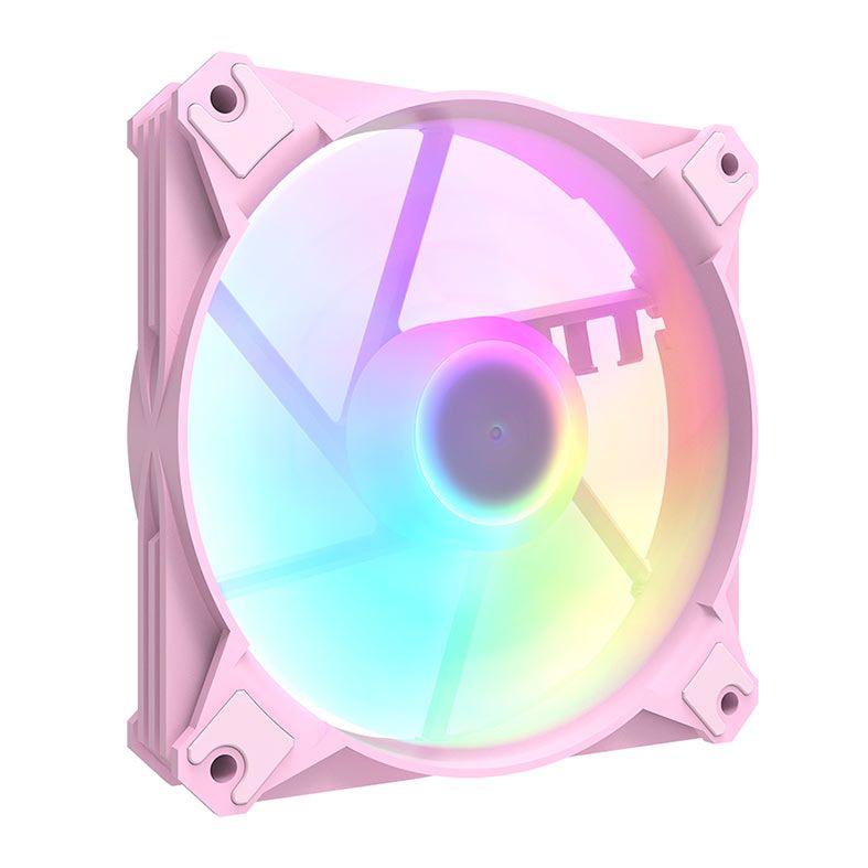 Ventoinha Aigo Darkflash CX6, 120mm, ARGB, Rosa, CX6-PINK