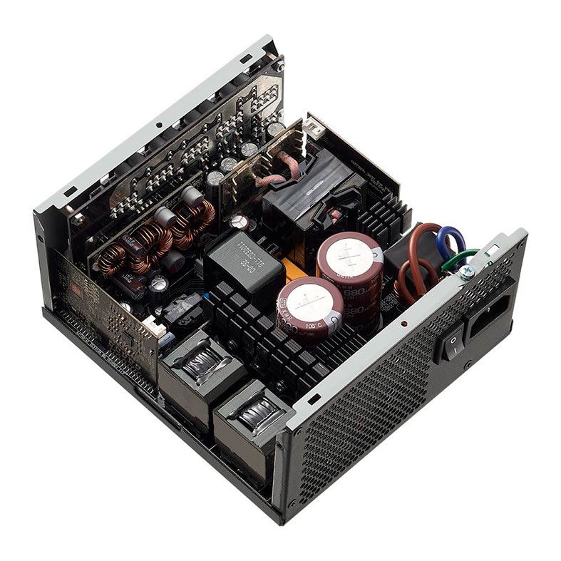 Fonte XPG Cybercore, 1300w, 80 Plus Platinum, Full Modular, Preto, CYBERCORE1300P-BKCBR