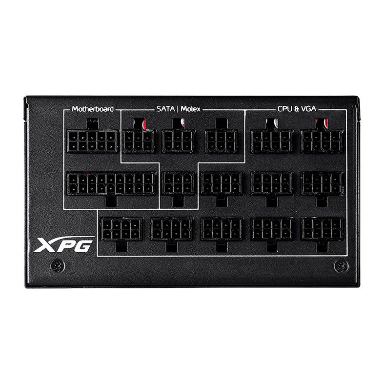 Fonte XPG Cybercore, 1300w, 80 Plus Platinum, Full Modular, Preto, CYBERCORE1300P-BKCBR