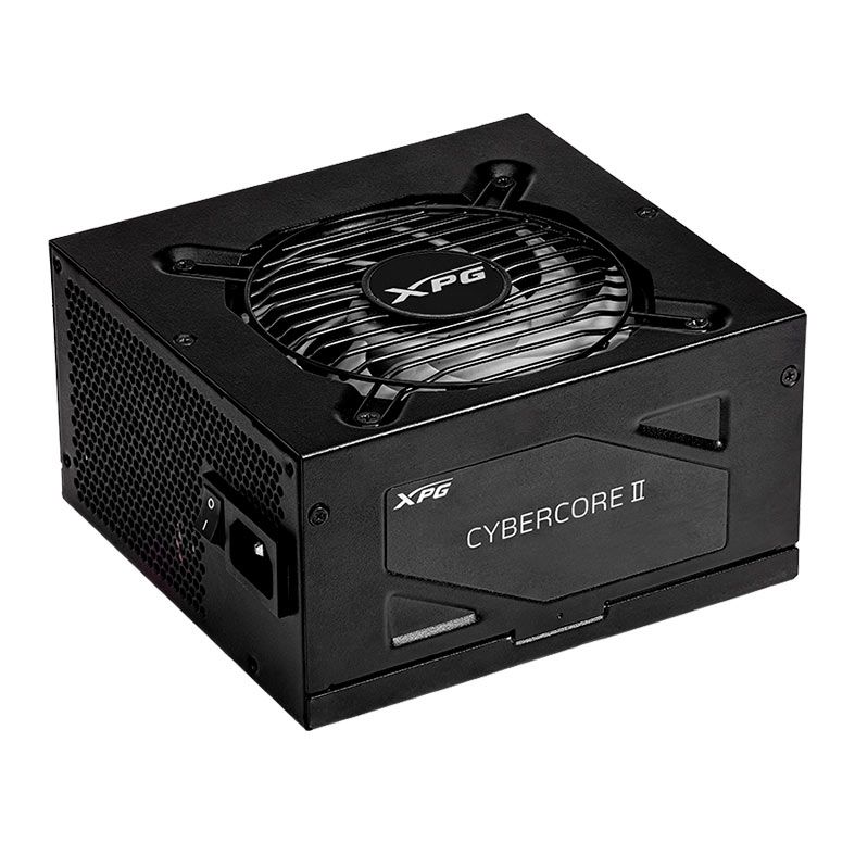 Fonte XPG Cybercore II, 1000W, Full-Modular, 80 Plus Platinum, Preto, CYBERCOREII1000P-BKCBR