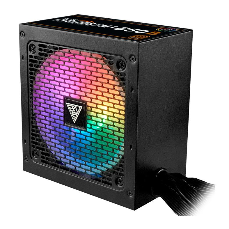 Fonte Gamdias Cyclops M1-650B, ARGB, 650W, 80 Plus Bronze, Preto, CYCLOPS-M1-650B-ARGB