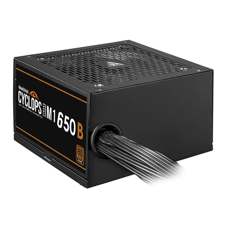 Fonte Gamdias Cyclops M1-650B, 650W, 80 Plus Bronze, Preto, CYCLOPS-M1-650B