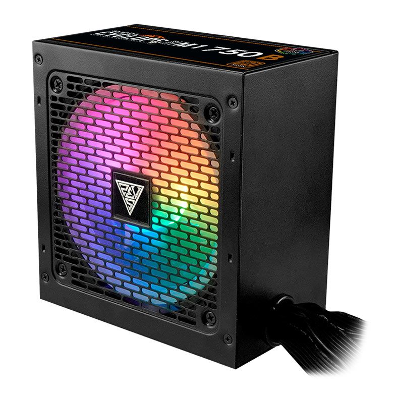 Fonte Gamdias Cyclops M1-750B, ARGB, 750W, 80 Plus Bronze, Preto, CYCLOPS-M1-750B-ARGB