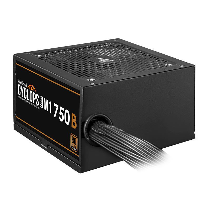 Fonte Gamdias Cyclops M1-750B, 750W, 80 Plus Bronze, Preto, CYCLOPS-M1-750B