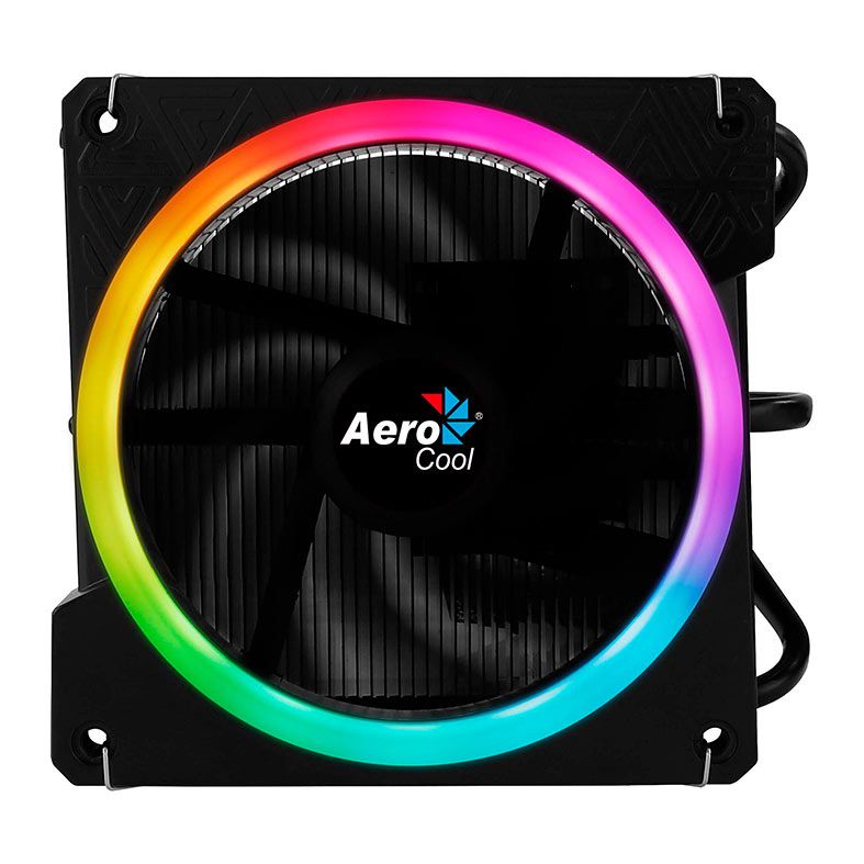 Cooler para Processador Aerocool Cylon 3H, ARGB, 120mm, Preto, CYLON3H-ARGB