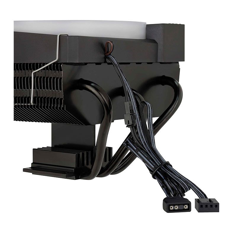 Cooler para Processador Aerocool Cylon 3H, ARGB, 120mm, Preto, CYLON3H-ARGB