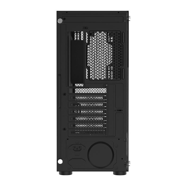 Gabinete Gamer Alseye Cystal, Mid-Tower, Lateral de Vidro, Preto, CYSTAL-BK