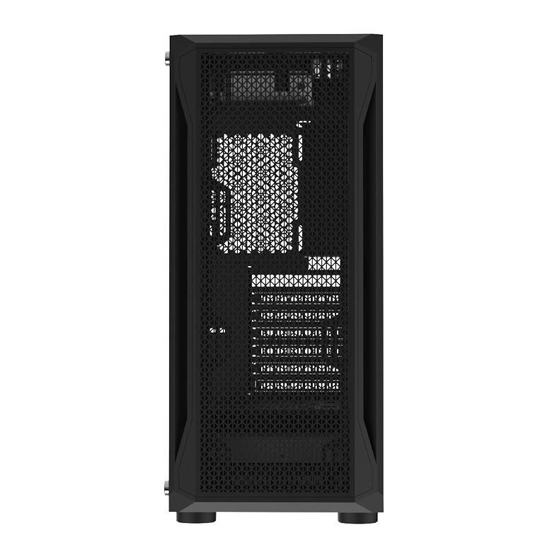 Gabinete Gamer Alseye Cystal, Mid-Tower, Lateral de Vidro, Preto, CYSTAL-BK