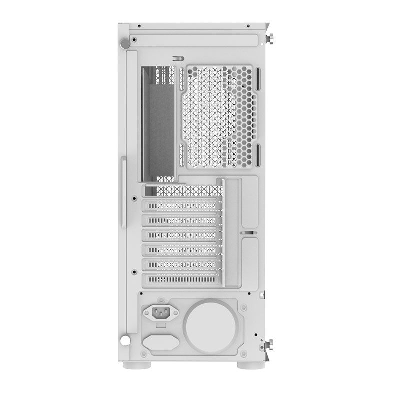 Gabinete Gamer Alseye Cystal, Mid-Tower, Lateral de Vidro, Branco, CYSTAL-WH