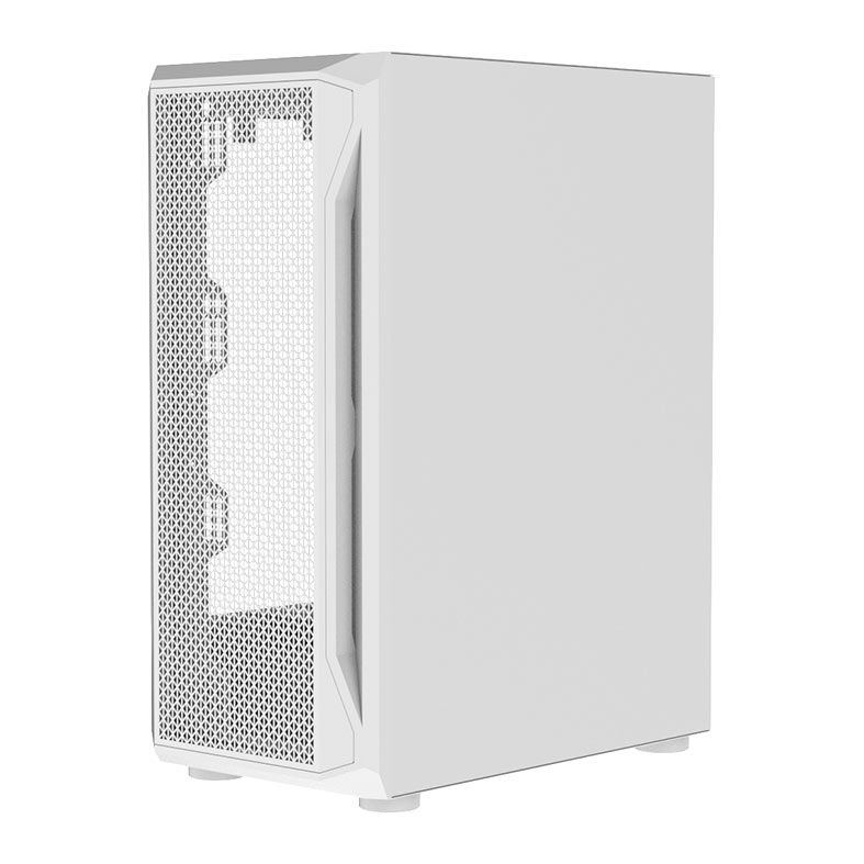 Gabinete Gamer Alseye Cystal, Mid-Tower, Lateral de Vidro, Branco, CYSTAL-WH