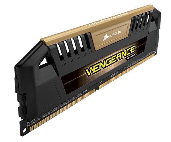 Memoria Corsair Vengeance PRO 8GB (2x4) DDR3 1600MHz Dourado, CMY8GX3M2A1600C9A
