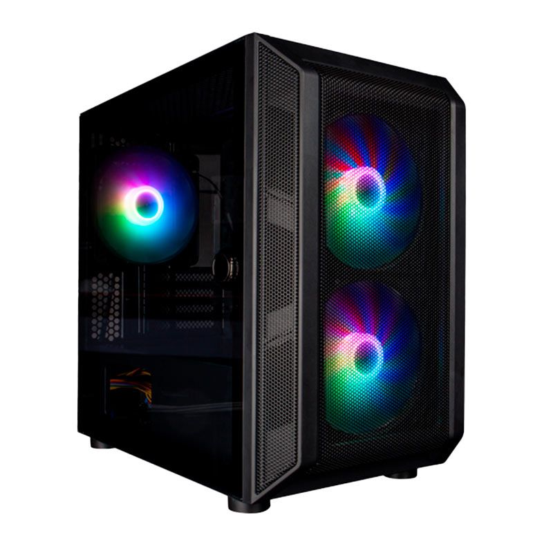 Gabinete Gamer 1STPlayer D3, Mid-Tower, Lateral de Vidro, Preto, D3-BK