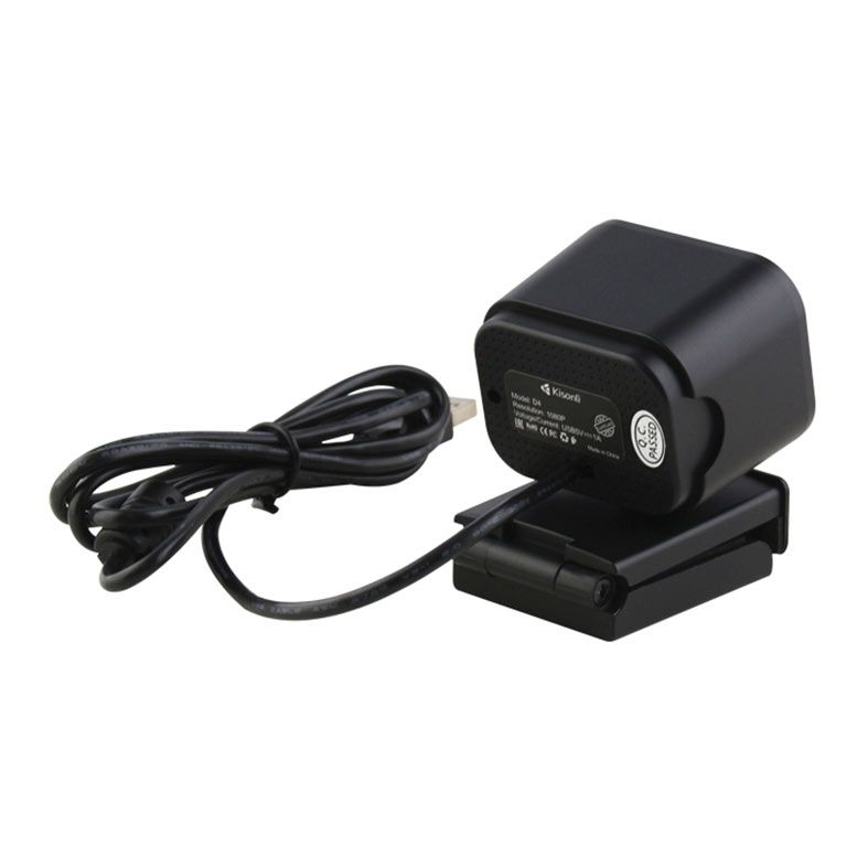 PRE VENDA - Webcam Kisonli D4-1080, 1080p, USB, Preta, D4-1080