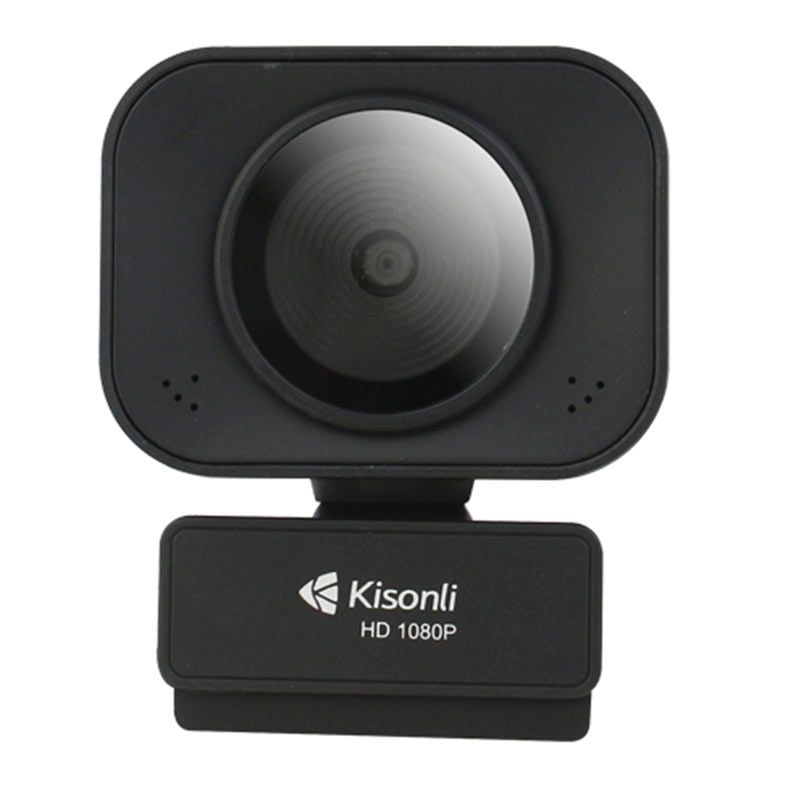 PRE VENDA - Webcam Kisonli D4-1080, 1080p, USB, Preta, D4-1080