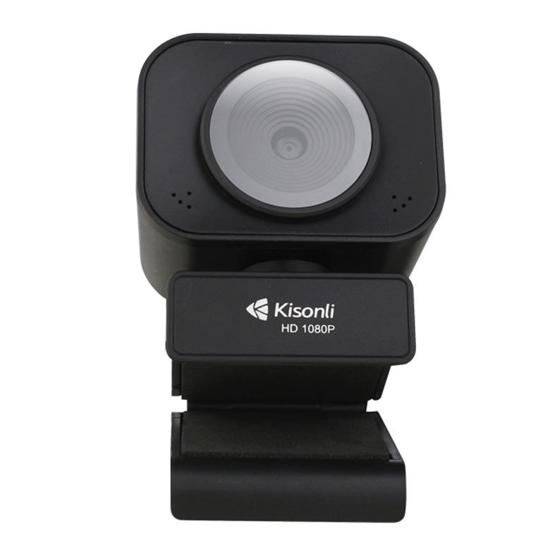 PRE VENDA - Webcam Kisonli D4-1080, 1080p, USB, Preta, D4-1080