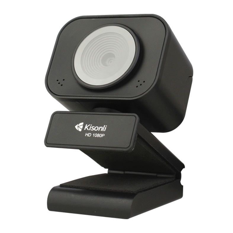 PRE VENDA - Webcam Kisonli D4-1080, 1080p, USB, Preta, D4-1080