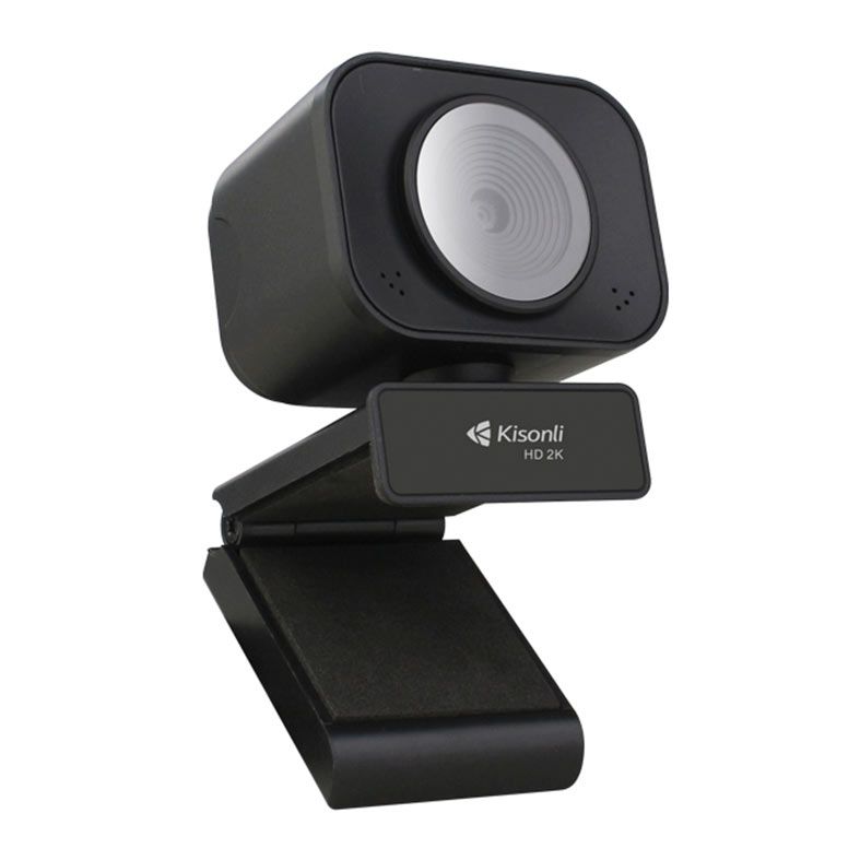 PRE VENDA - Webcam Kisonli D4-2K, 2K, USB, Preta, D4-2K