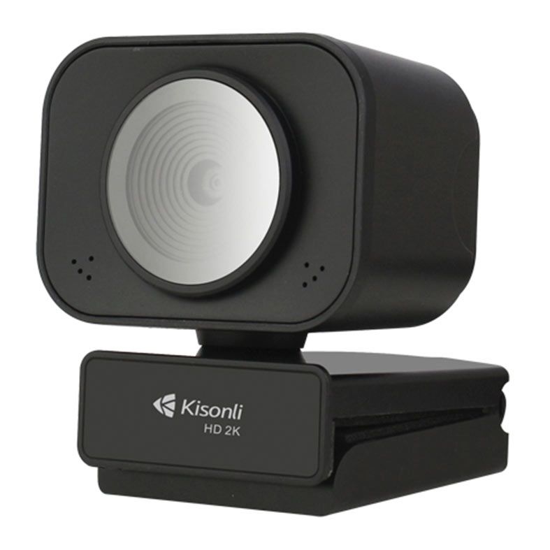 PRE VENDA - Webcam Kisonli D4-2K, 2K, USB, Preta, D4-2K
