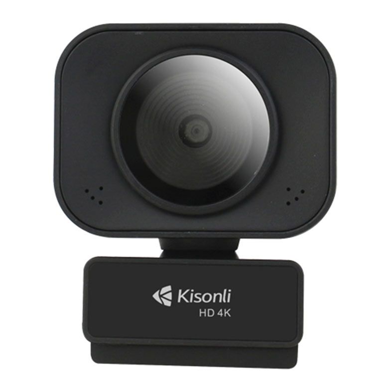 PRE VENDA - Webcam Kisonli D4-4K, 4K, USB, Preta, D4-4K