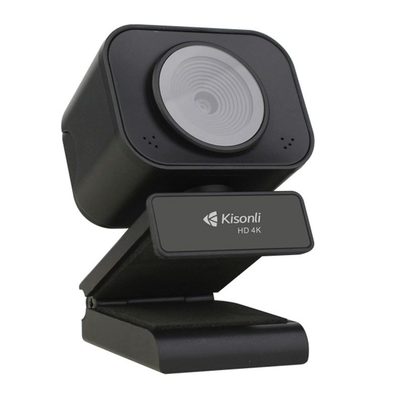 PRE VENDA - Webcam Kisonli D4-4K, 4K, USB, Preta, D4-4K