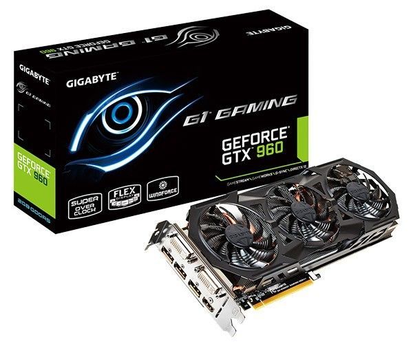 Placa de Video Gigabyte GeForce GTX 960 2GB GDDR5 G1 Gaming 128-bit, GV-N960G1 GAMING-2GD