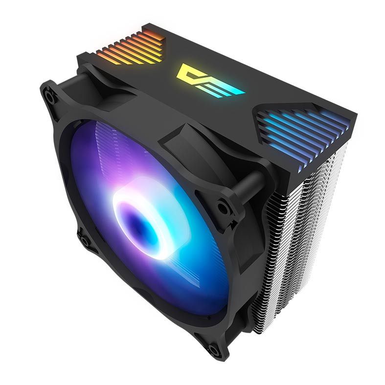 Cooler Para Processador Aigo DarkFlash Darkair Plus Rainbow 120mm, DARKAIR PLUS LED