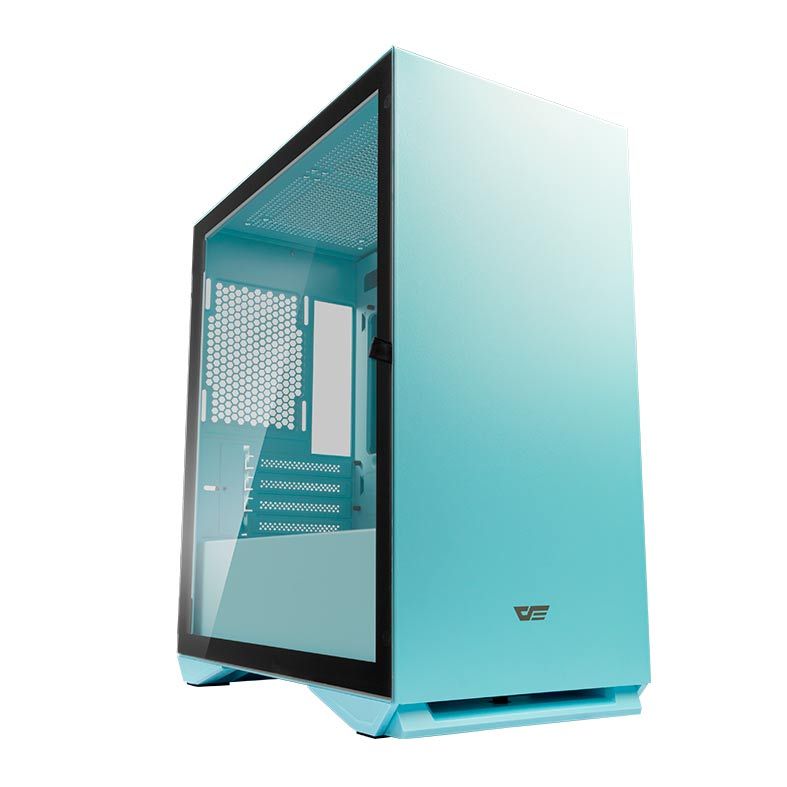 Gabinete Gamer Aigo DarkFlash DLM 22 Neo Mint Lateral Vidro