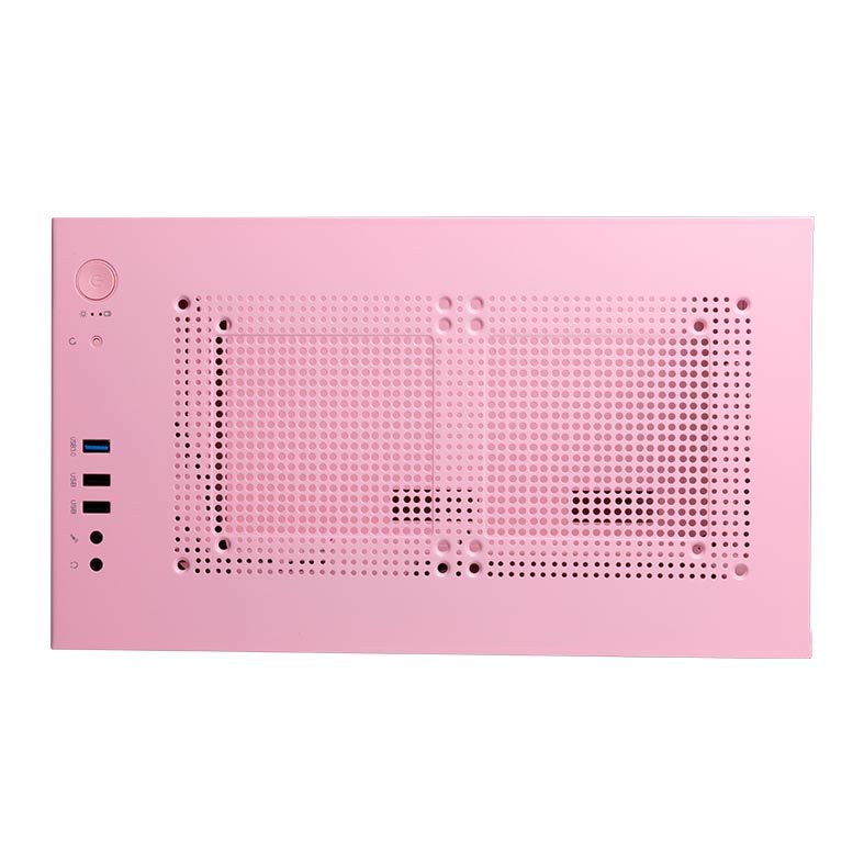 Gabinete Gamer Aigo DarkFlash DLM 22 Pink Lateral Vidro
